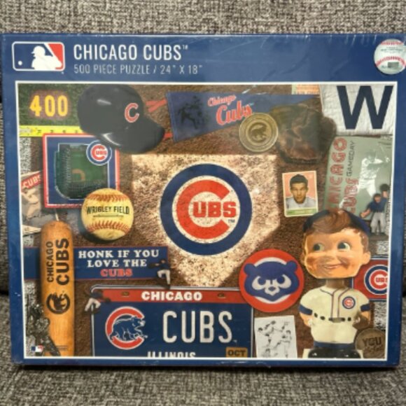 FACTORY SEALED Chicago Cubs MLB 500 Piece Puzzle by You The Fan NIB New in Box - Picture 1 of 2